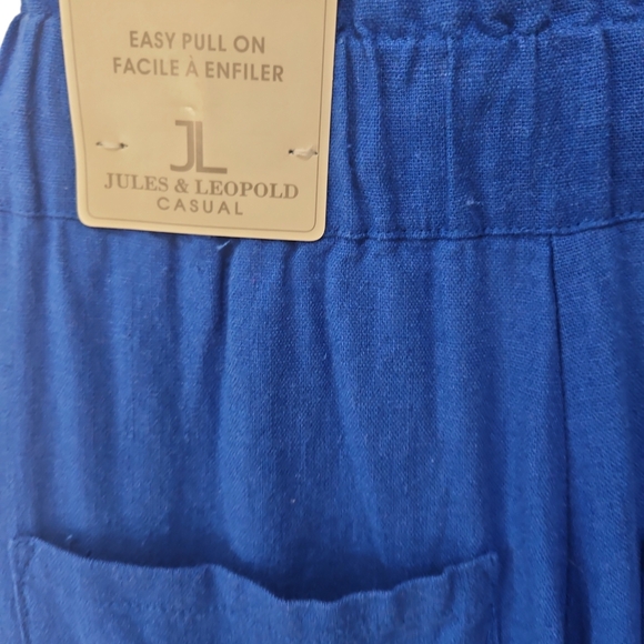 Jules&Leopard Women Casual Cargo Pants 👖 Drawstring Elastane Waist Size XS/TP - Picture 14 of 16